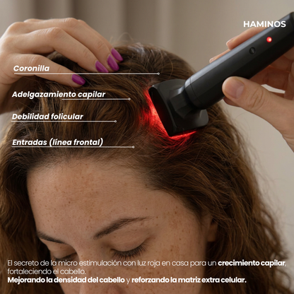 Derma Stamp Crecimiento Capilar Femenino | Microneedling con Sérum Hair Growth