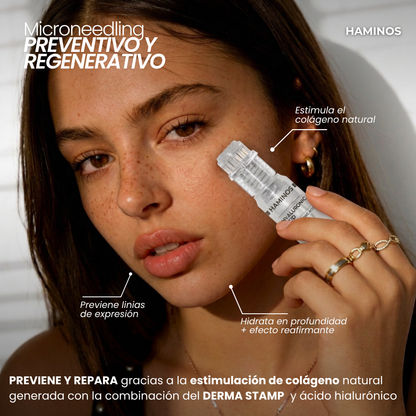 Tratamiento antiedad con aqua stamp