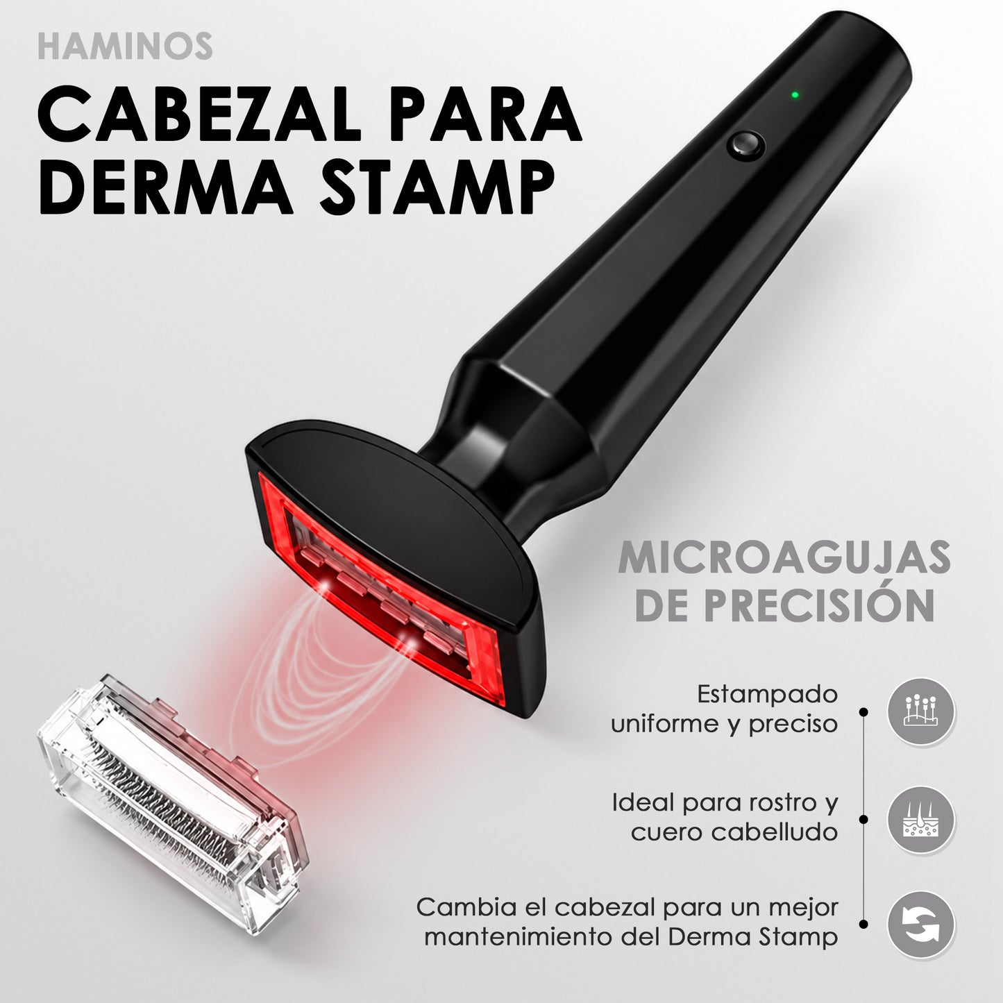 Cabezales de recambio Derma Stamp | Pack de 2