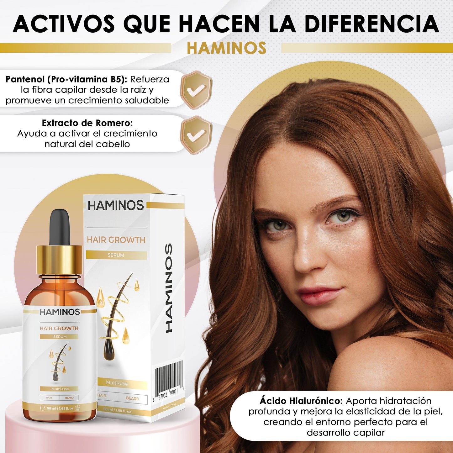 Tratamiento crecimiento capilar para mujer con derma roller